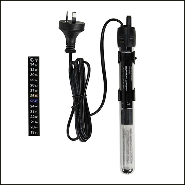 Submersible aquarium heater 50W LiveFishFood Australia