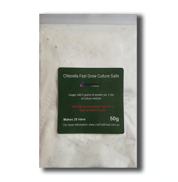 Chlorella fast grow nutrients mix medium salts